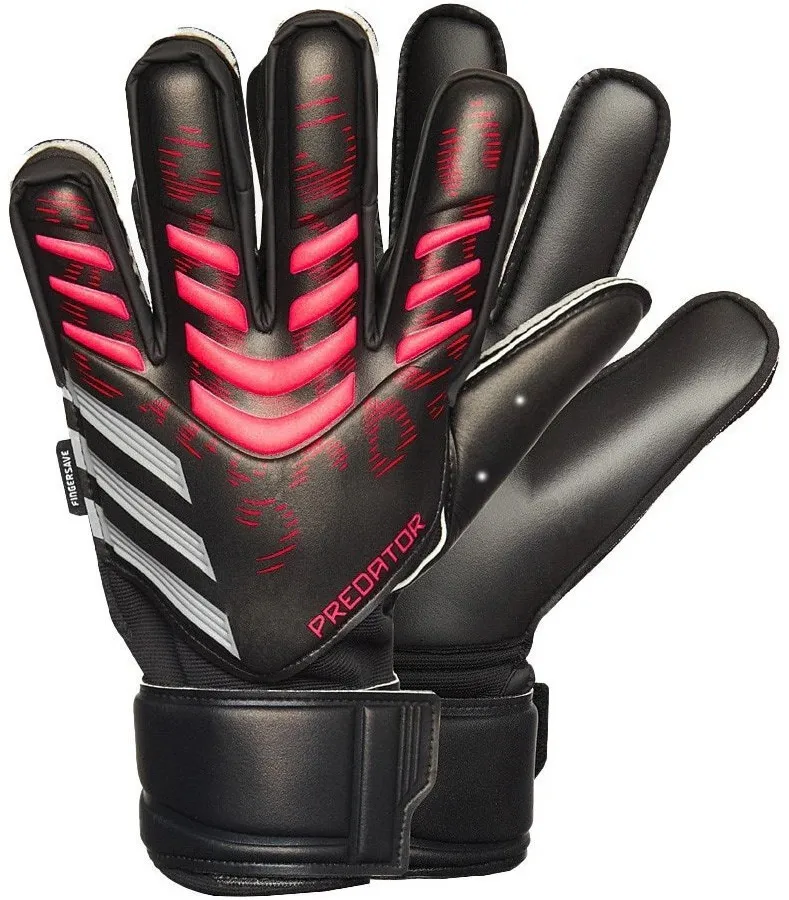 Manusi portar copii Adidas Predator Match, marimea 7, negru/rosu