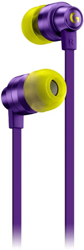 Casti gaming in-ear Logitech G333, Violet
