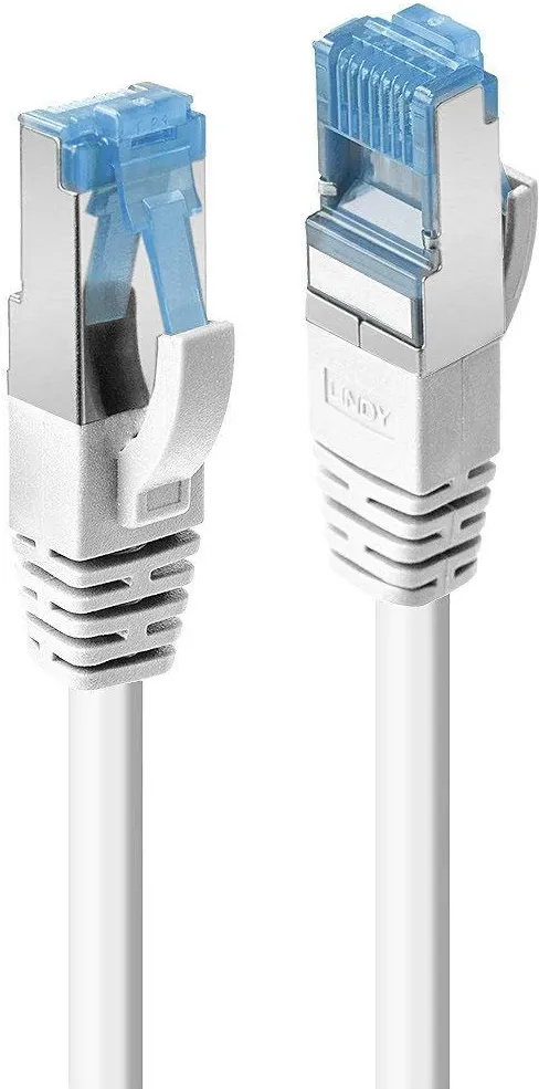 Cablu retea Lindy Cat6A S/FTP PIMF LSZH 1.00 m alb
