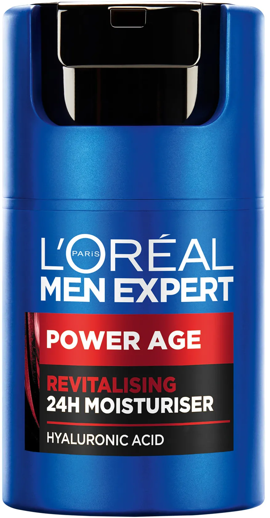 Crema hidratanta revitalizanta L'Oreal Paris Men Expert Power Age pentru barbati, contine Acid Hialuronic, ten uscat care prezinta semne de imbatranire, 50 ml