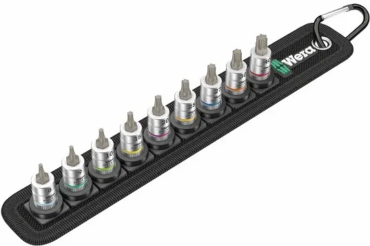WERA Belt A 3 TORX HF Zyklop bit socket set TORX 1/4
