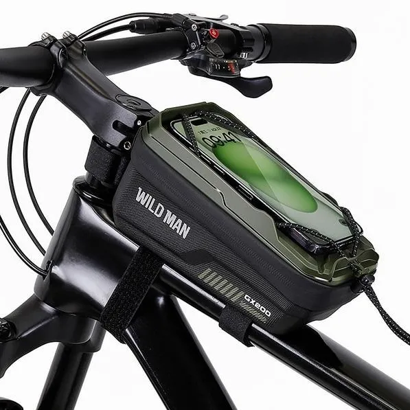Geanta pentru cadru bicicleta Wildman GX200 verde