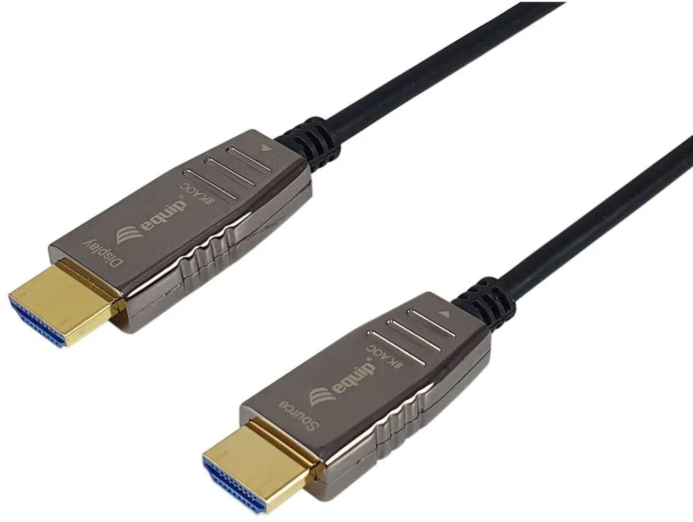 Equip HDMI HS Ethernet 2.1 48Gb AOC 8K/60Hz 10.00m schwarz