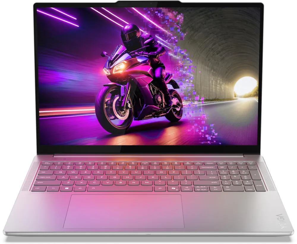 Laptop Lenovo Yoga Pro 9 16IAH10 cu procesor Intel® Core™ Ultra 7 255H pana la 5.1GHz, 16" 2.8K WQXGA+, OLED, 120Hz, 32GB LPDDR5x RAM, 1TB SSD, NVIDIA® GeForce RTX™ 5060 8GB GDDR7, Windows® 11 Home, Luna Grey, 3y on-site Premium Care