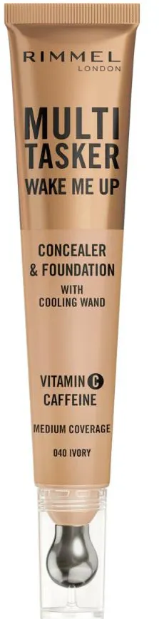 Corector si fond de ten Rimmel Multi-Tasker Wake Me Up, 040 Ivory, 20 ml