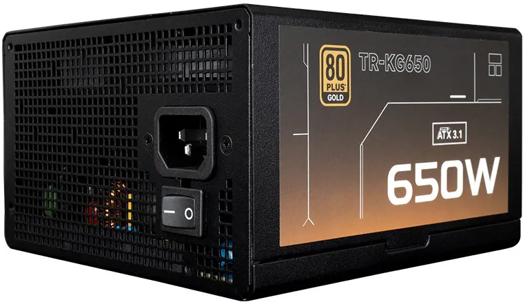 SURSA Thermalright "TR-KG650", 650W, certificare 80 Plus Gold, modular, LLC, DC to DC, fan 120mm, negru, "TR-KG650" (timbru verde 2 lei)