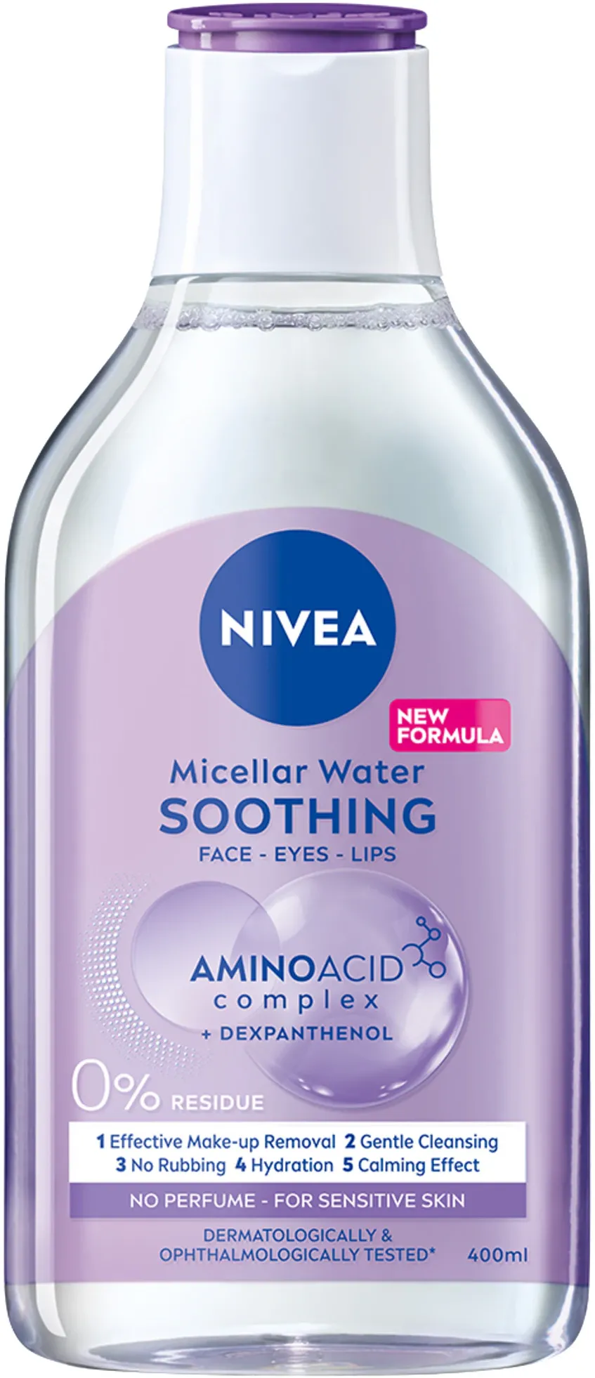 Apa micelara NIVEA Sensitive 3 in 1 pentru ten sensibil, 400 ml