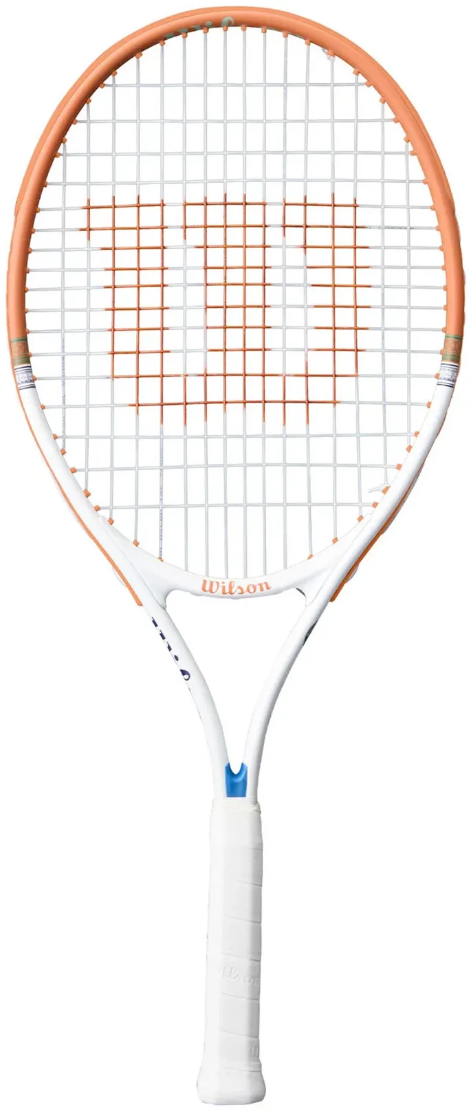 Set racheta tenis juniori, Wilson, 23 inch, Portocaliu/Alb, Roland Garros Elite 23 Kit