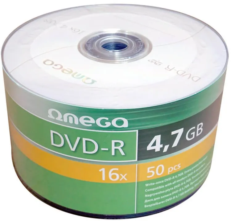 Omega DVD-R 4.7GB 16X Shrink 50