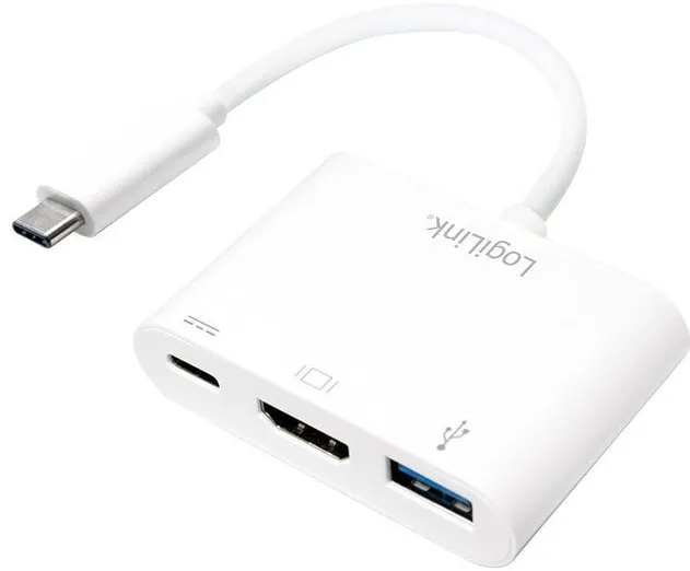 Logilink Adapter USB3.2 Gen1 Typ-C > HDMI+USB-A+USB-C 60W PD