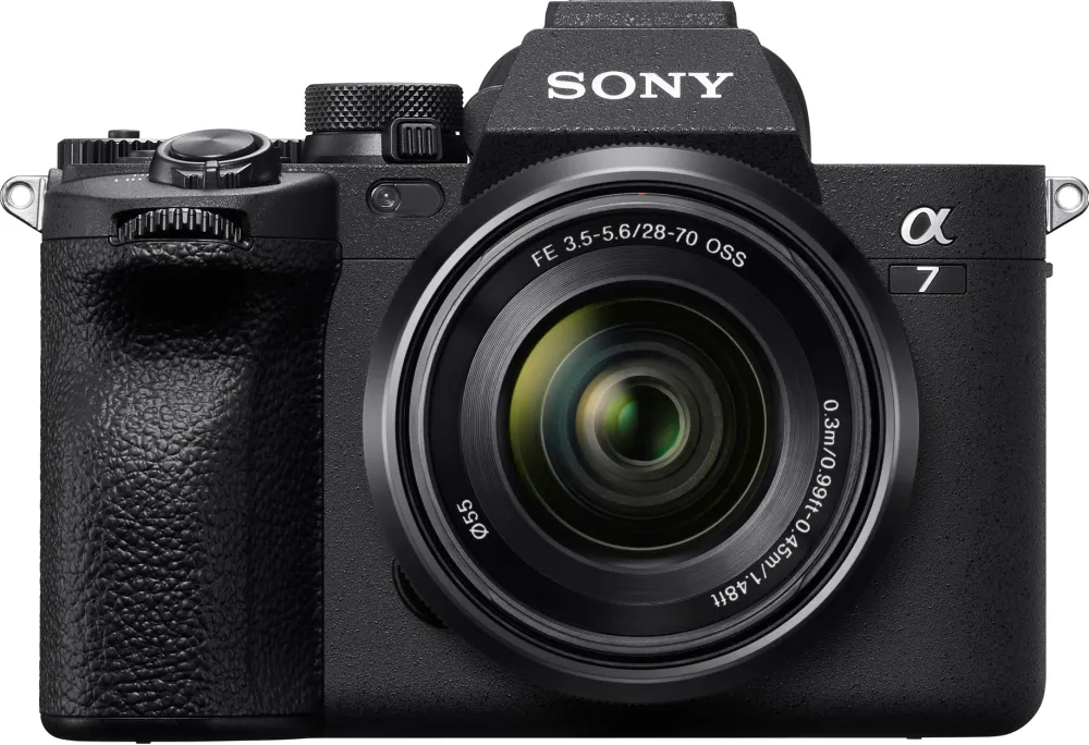 Aparat foto Mirrorless Sony Alpha A7IV, 33MP, Full-Frame, Negru + Obiectiv SEL28702 28-70mm II