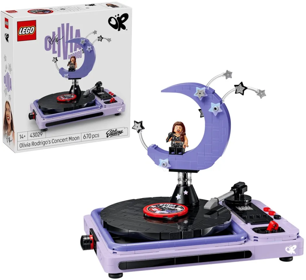 Set de constructie LEGO Editions Luna din concertele Oliviei Rodrigo 43029