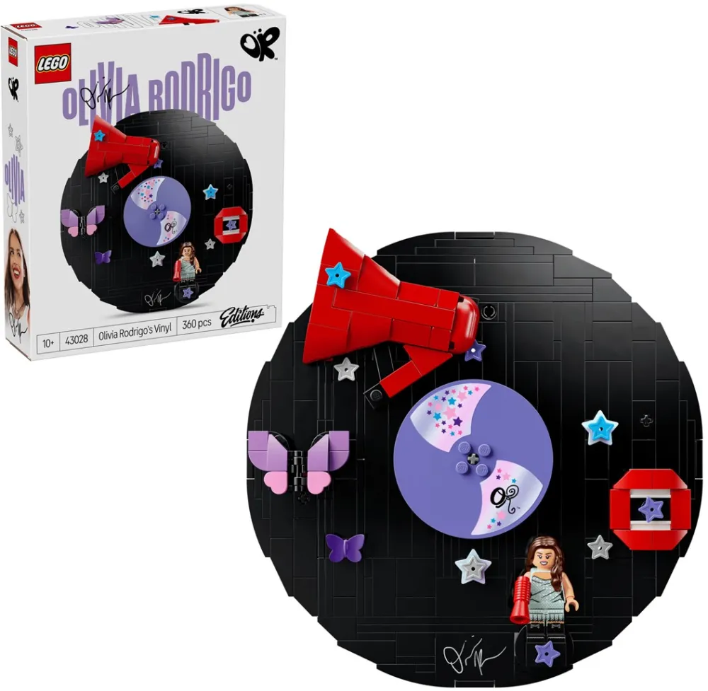 Set de constructie LEGO Editions Disc de vinil cu Olivia Rodrigo 43028