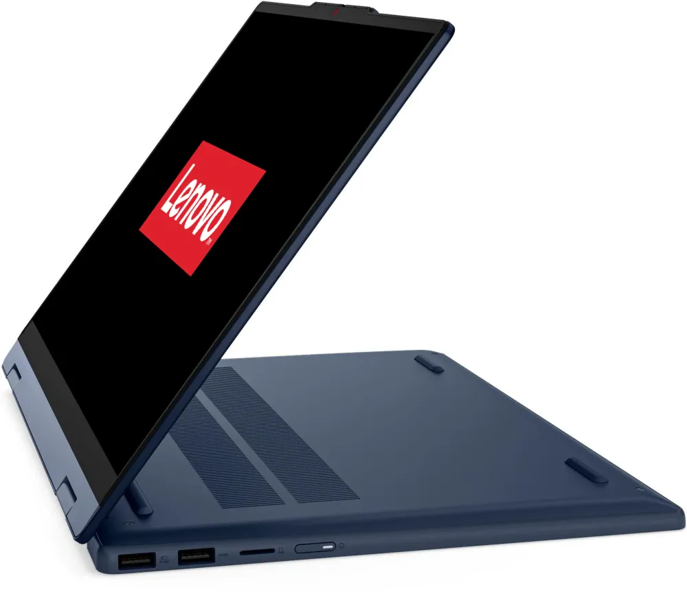 Laptop Lenovo  IdeaPad 5 2-in-1 14AHP11 cu procesor AMD Ryzen™ 5 230 pana la 4.90 GHz, 14" WUXGA, OLED, Touch, 16GB RAM, 512GB SSD, AMD Radeon™ 760M Graphics, No OS, Cosmic Blue, 3y Courier or Carry-in