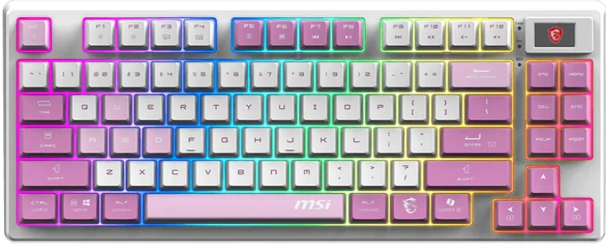 Gaming keyboard Forge GK600 TKL W Violet US