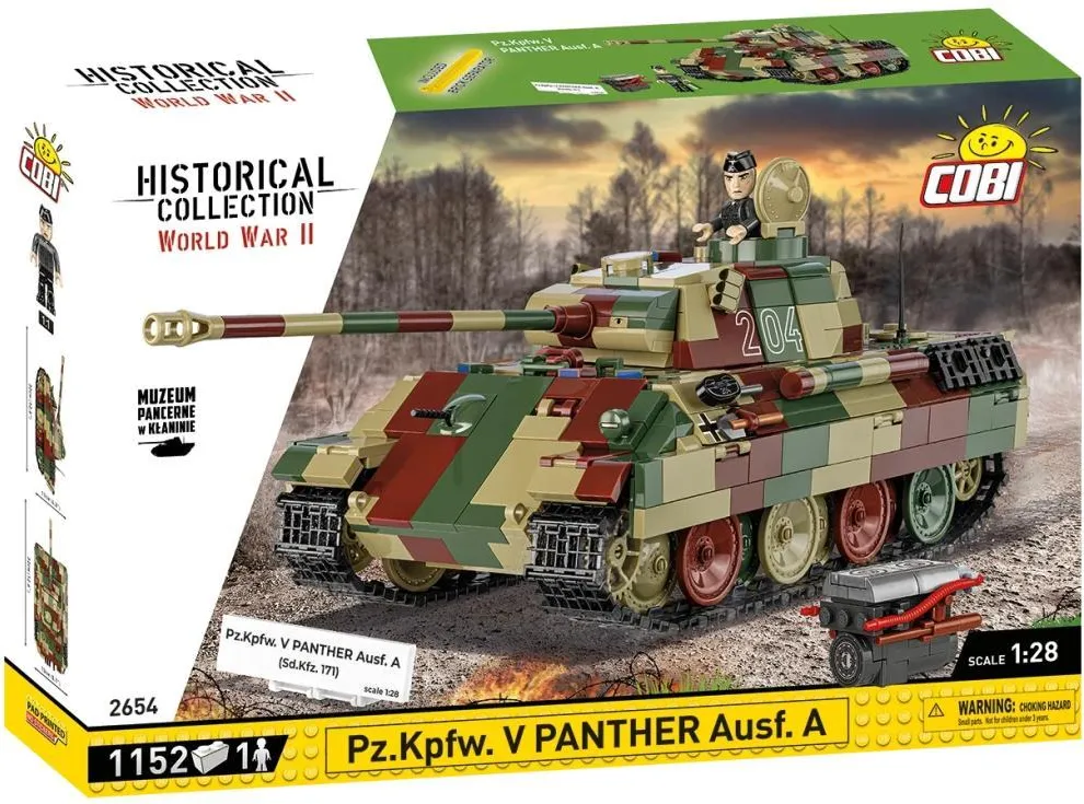 Blocks Pz.Kpfw.V Panthe Ausf.A 1152 blocks