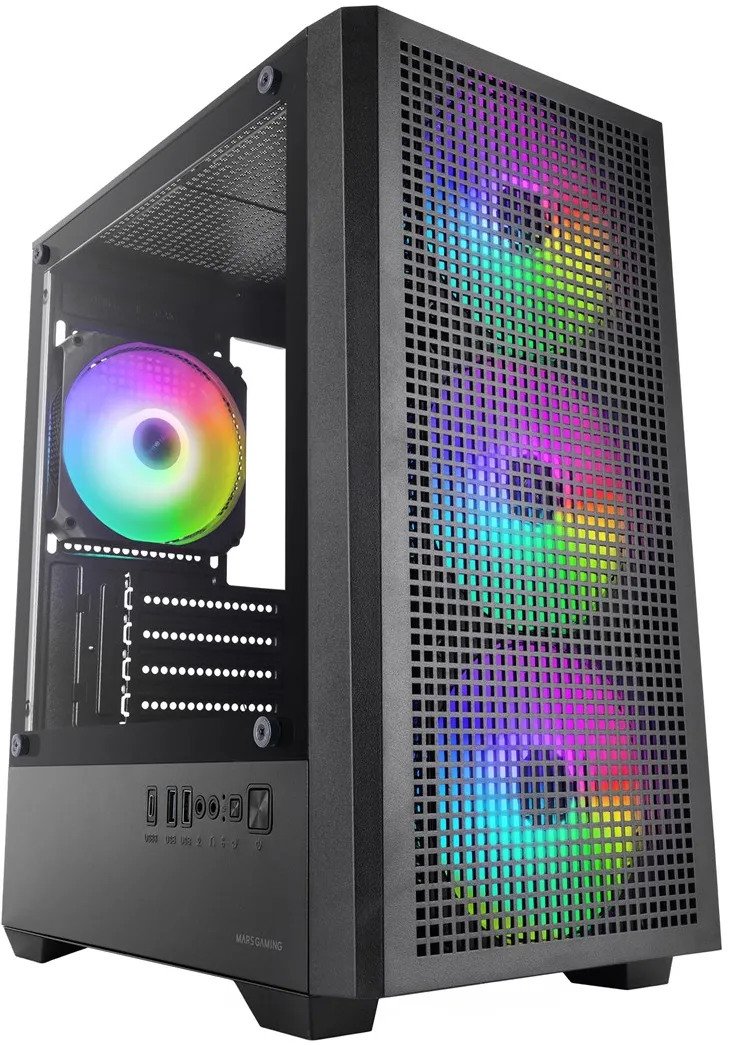Case MARS MC-VECTOR BLACK mATX 4xARGB
