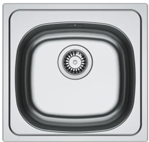 Chiuveta bucatarie inox Franke SKN 610, dreptunghiulara, 1 cuva, 45.5x43.5x15 cm, adancime cuva 15 cm, Inox lucios