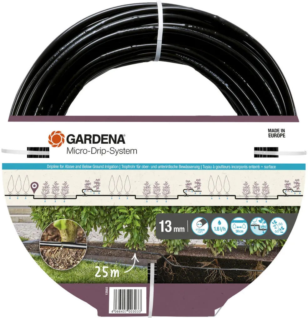 Gardena Micro-Drip-System Pipe 1,6 l/h, 25m