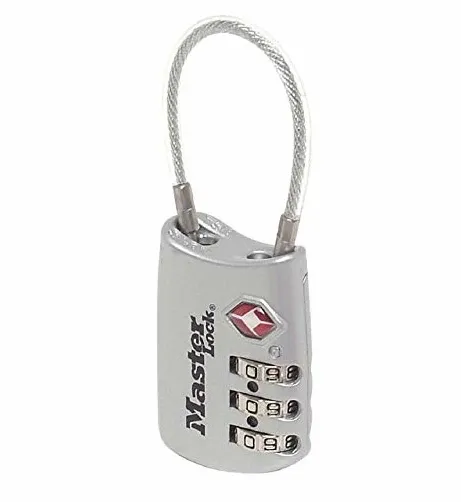 Master Lock Master Lock Combination Luggage Lock Color assorted TSA 4688EURD
