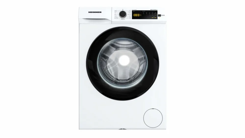 Masina de spalat Heinner HWM-VT2104IVKA+++, 10 kg, 1400 rpm, Clasa A, Motor Inverter, 15 programe, Display digital, Program rapid 15 minute, Allergy safe, Functie smart intarziat, Steam, Anti-sifonare, Eco logic, Detectare spuma, Blocare acces copii, Alb