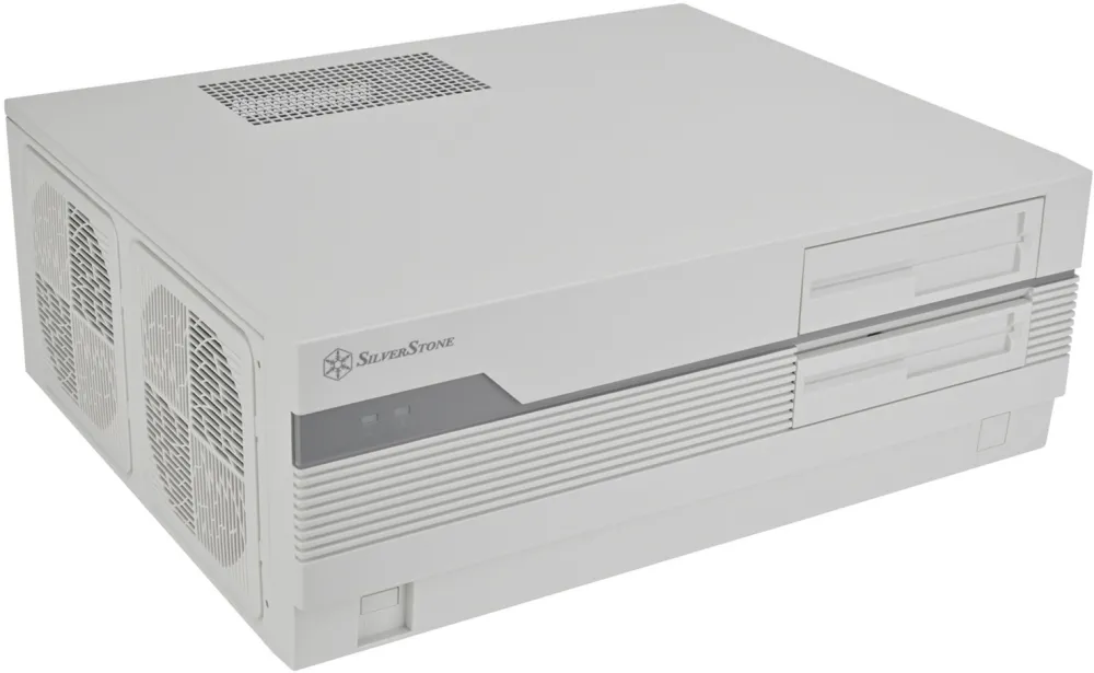Silverstone FLP01 PC-Gehäuse, HTPC, SSI-CEB/ATX - weiß