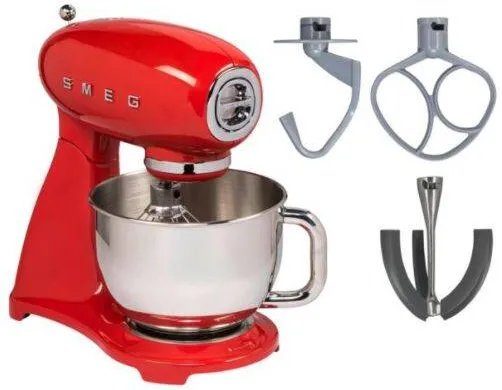 SMEG Robot de bucatarie SMF03RDEU Putere 800W Rosu