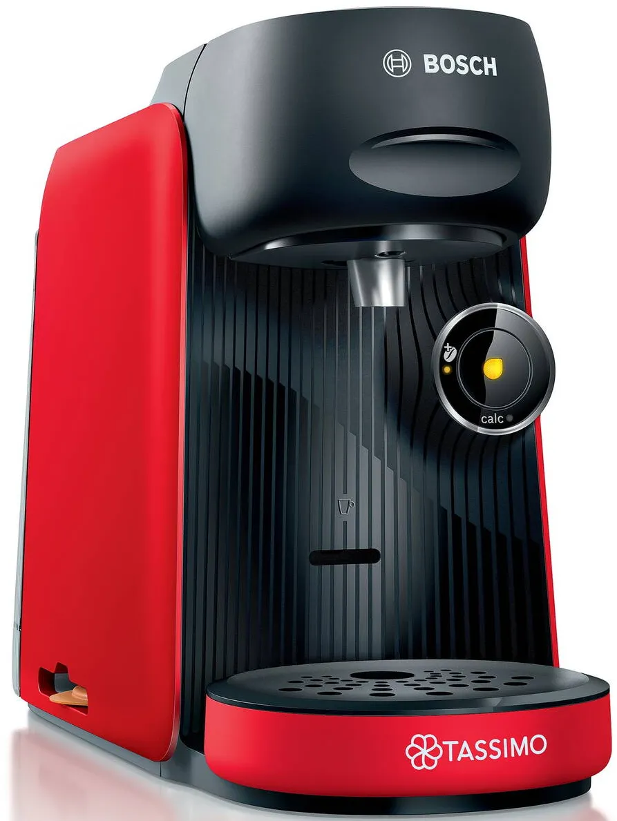 Espressor Bosch Tassimo Finesse TAS163E, 1400w, 3.3 bar, 0.7l, autocuratare si decalcifiere, capsule, rosu