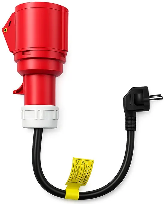 QOLTEC Power adapter CEE 16A 5P 400V for SCHUKO 230V