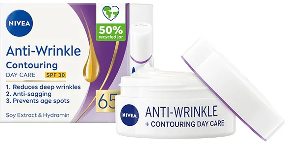 Crema de zi NIVEA anti-rid 65+, 50 ml
