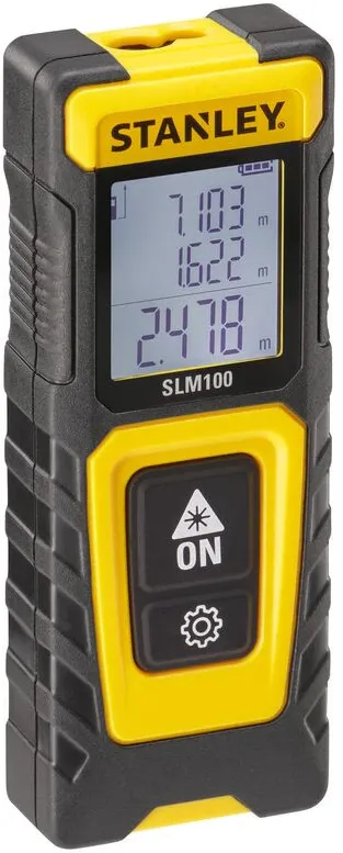 Stanley Black&Decker Telemetru laser Stanley, SLM100, 30m, Galben/Negru
