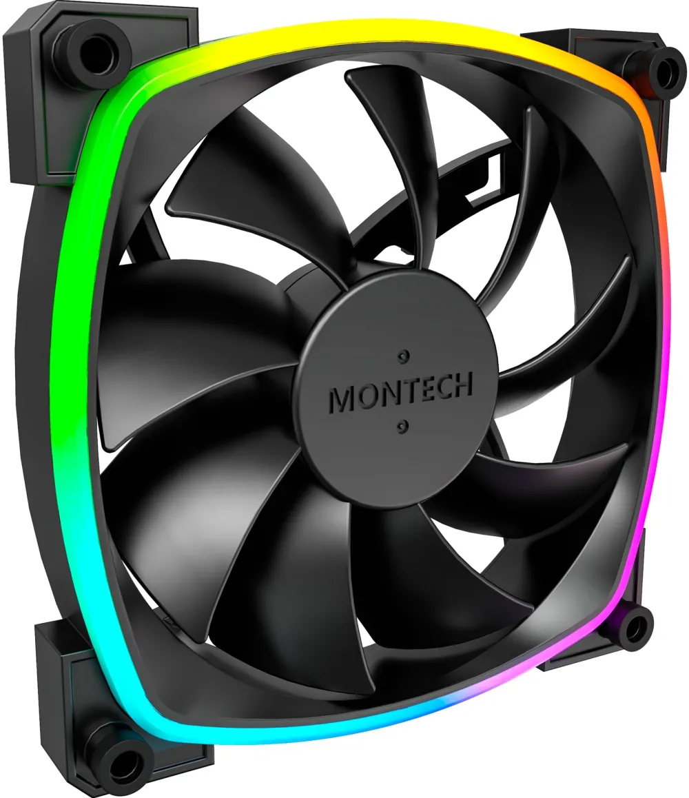 Montech AX120 PWM ARGB Lüfter - 120mm, schwarz
