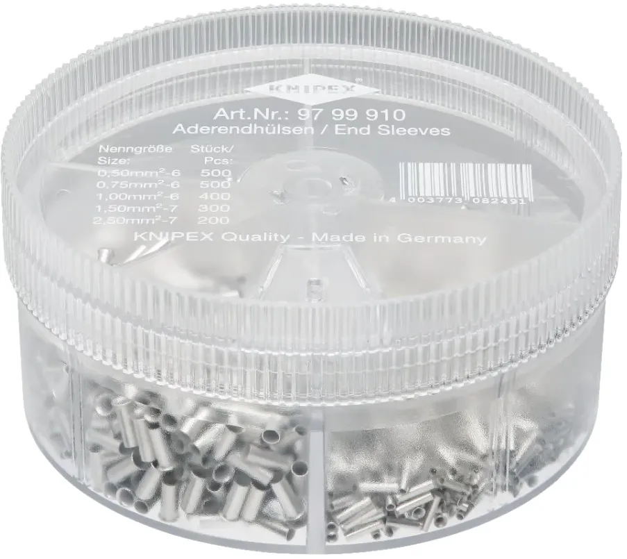 KNIPEX Assortment insulated wire ferrules