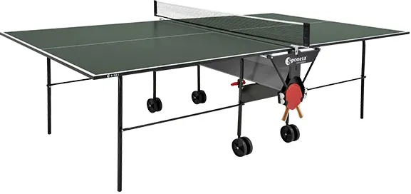 Masa tenis Sponeta Hobbyline S-12i, Interior, pliabila, verde, 19mm