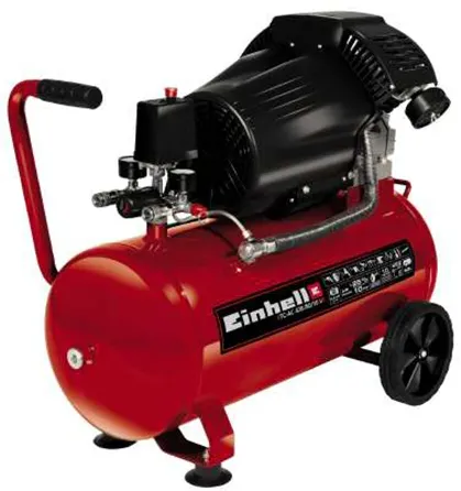 Compresor cu ulei Einhell TC-AC 420/50/10 V, 2200 W, 10 bar presiune lucru, 50 l capacitate rezervor, 245 l/min debit aer refulat, 420 l/min debit aer aspirat