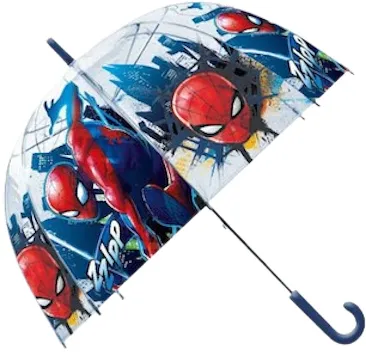 Jucarie Educationala Kids Euroswan Umbrella manual transparent Spiderman