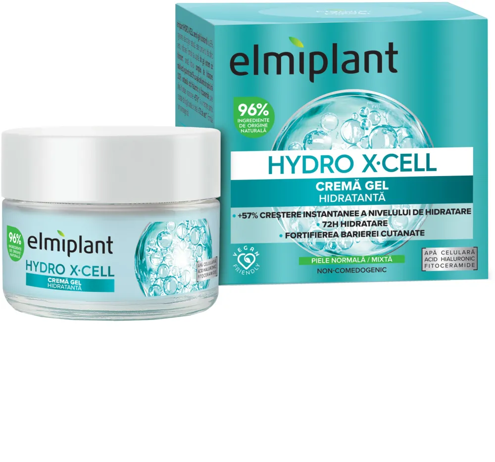 Crema gel hidratanta, Elmiplant Hydro X-Cell, 50 ml
