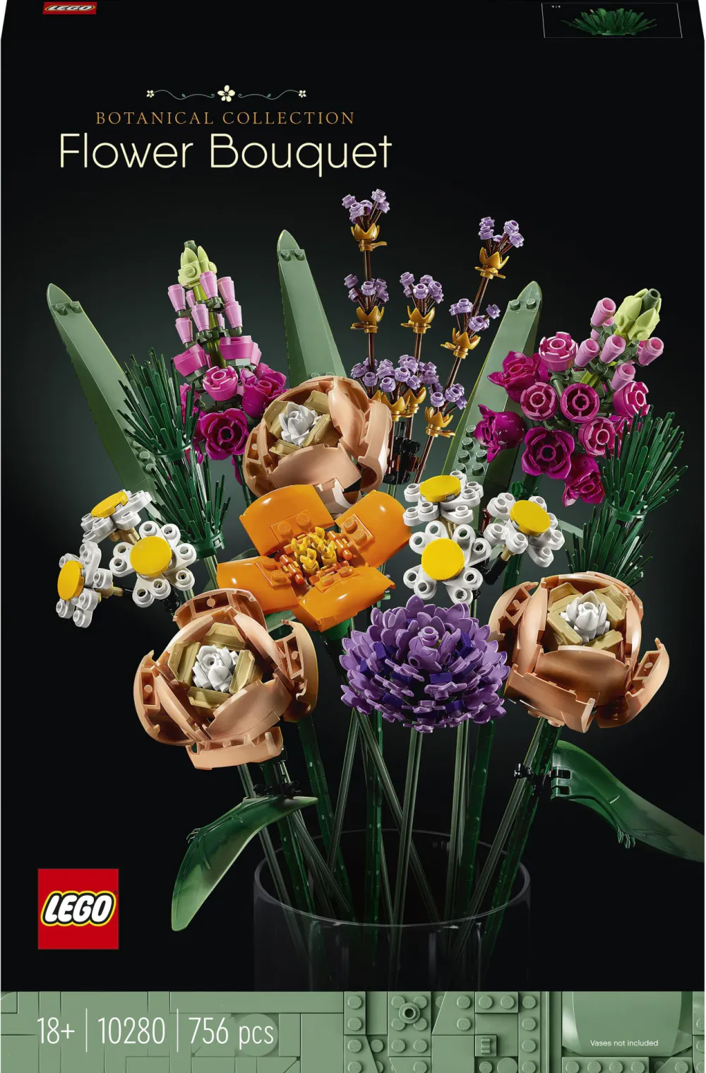 LEGO Icons Creator Expert - Buchet de flori 10280, 756 piese