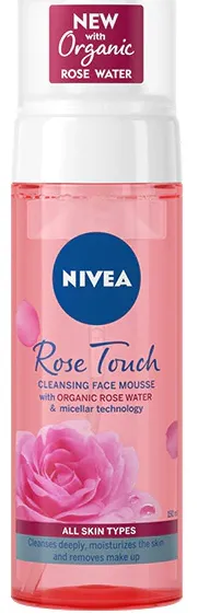 Spuma de curatare NIVEA Rose Touch, 150 ml