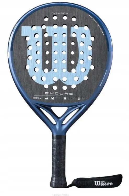 Racheta padel, Wilson, 45.5 cm, Negru/Albastru, Endure V1