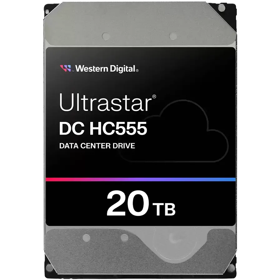 Hard disk server WD Ultrastar DC HC555 20TB 512e SE, 3.5", 512MB, 7200RPM, SATA