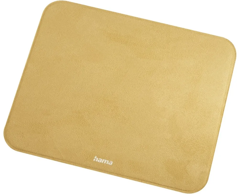 Velvet mouse pad mustard yellow