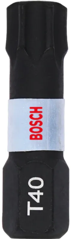 Set 2 biti pentru insurubare Bosch 2608522478, T 40, 25 mm lungime
