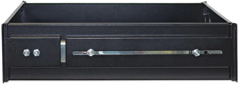 INTELLINET 19" Schublade 350mm 2HE tief ausziehbar schwarz