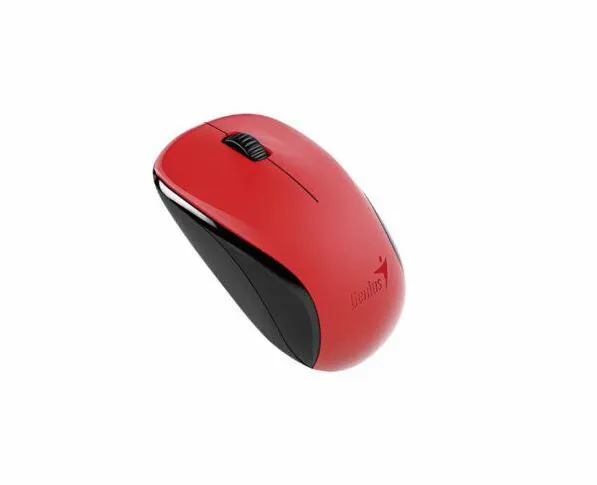 Mouse Genius, "NX-7000", PC sau NB, wireless, 2.4GHz, optic, 1200 dpi, butoane/scroll 3/1, rosu