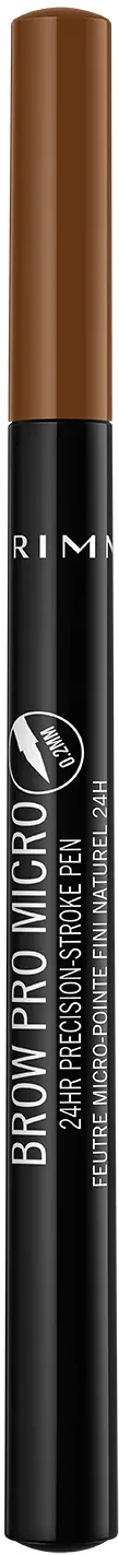 Creion pentru sprancene Rimmel London Brow Pro Micro 24H 002 Honey Brown, 1 ml