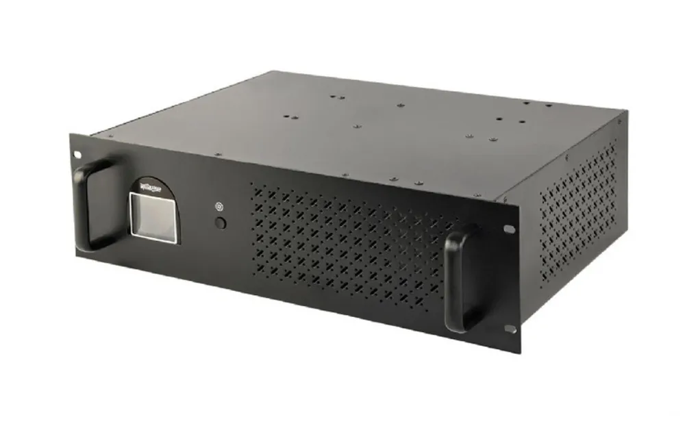 GEMBIRD UPS-RACK-2000 UPS Rack 19inch 3.4U 2000VA 2xIEC 2x Schuko USB LCD
