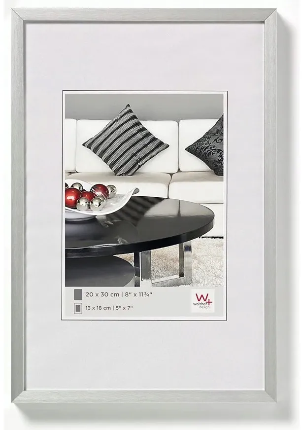 Walther Chair 30x40 Aluminum silver AJ040S