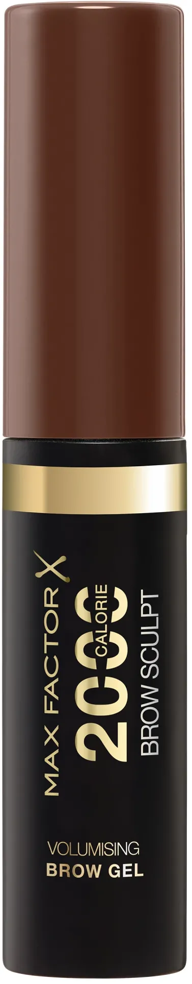 Gel de sprancene Max Factor 2000 Calorie Brow Gel 04 Black Brown, 4,5 ml