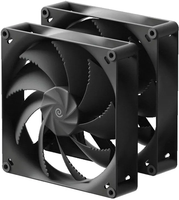 Set 2 ventilatoare HAVN H18 PWM 180 mm negru